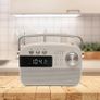 2 Band Rechargeable Radio Ivory White Image 2