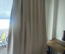 Beige Curtains 4 Pieces Also Blackout