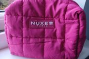 Small pink quilted make-up bag, Nuxe, new