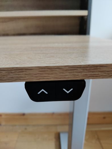 Sit/standing electric office desk