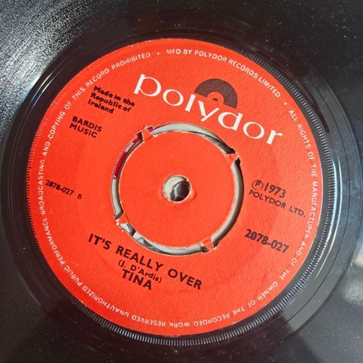 Tina (Tina  and The Real McCoy),  When Morning Has Come 7", Irish showband and Eurovision