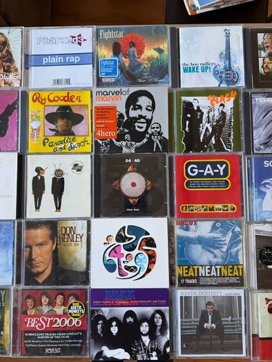 Personal Music CD and Music DVD Collection For Sale. Around 600 Titles. VG-EX Condition