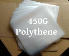 OVER 20% Off! 75 x 12 Inch Vinyl PREMIUM QUALITY Clear Protective Sleeves - 450 Gauge Thick HEAVY DUTY - 450G Polybags