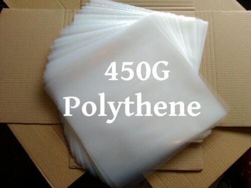Over 11% OFF! 50 x 12 Inch Vinyl PREMIUM QUALITY Clear Protective Sleeves - 450 Gauge Thick HEAVY DUTY - 450G Polybags