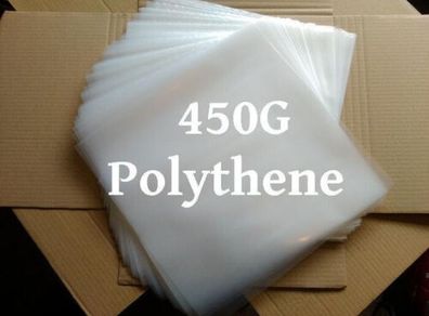 Over 11% OFF! 50 x 12 Inch Vinyl PREMIUM QUALITY Clear Protective Sleeves - 450 Gauge Thick HEAVY DUTY - 450G Polybags