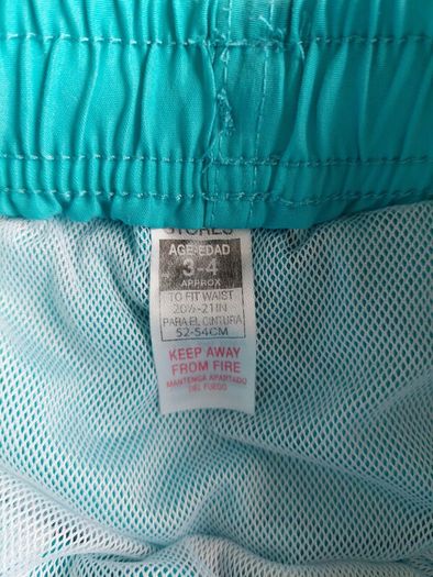 2 x Dunnes swim shorts (3-4 years)