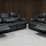 Valerie 3+2 Manual Leather Recliner Sofa Set Image 8