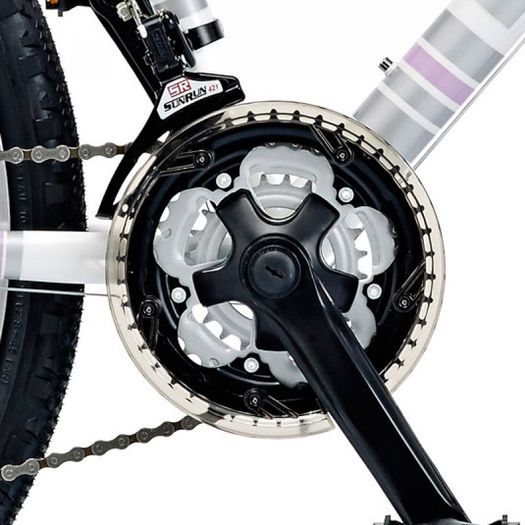17" Reflex Impulse Ladies Front Suspension, 18 Speed, White