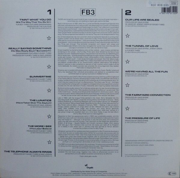 Fun Boy Three  The Best Of Fun Boy Three