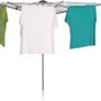 NEW SALE | 40m 4 Arm Rotary Washing Line (Grey) Multiple Tension Adjustment, Folding Outdoor Rotating Clothes Dryer & Ground Spike MOB, Metallic Image 2