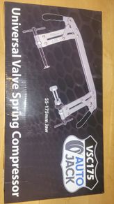 Valve spring compressor engine