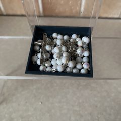 New in Box Rosary Beads Mother of Pearl