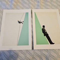 Two high quality art prints 21x30cm