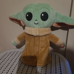 Baby Yoda with light up cheeks
