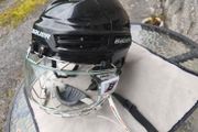 Bauer hockey helmet with combo visor senior small