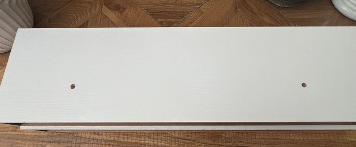 2 White Floating Shelves