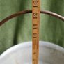 Vintage Aluminium Metal Handled Cooking Pot , Rustic Jam Pan Farmhouse Decor Image 6