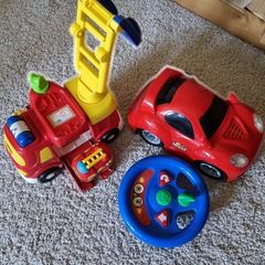 Car Fire Engine and Vehicle go with control panel