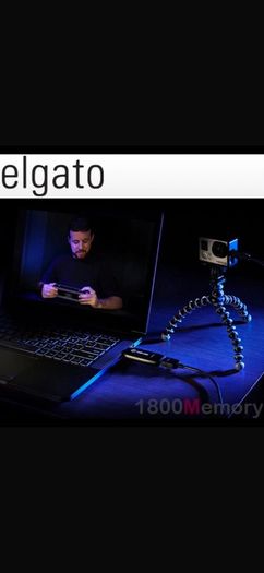Elgato Cam Link 4K Compact HDMI USB 3 Capture Live Stream Record CamLink Black