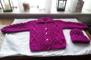 knitted child's cardigan