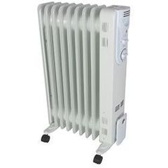 2000W Electric Oil-Filled Radiator White