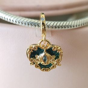 Pandora Disney Cinderella's Carriage & Heart Double Dangle Charm Gift