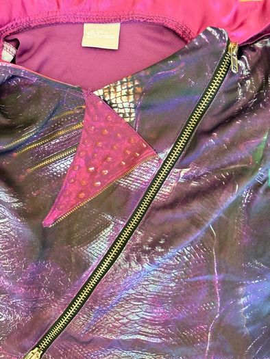 Girls Disney Descendants Mal fancy dress costume