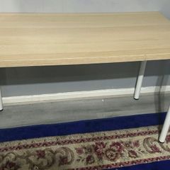 IKEA Linnmon Lagkapten Table Desk, 120 x 60cm, Adils Legs, Oak/Birch