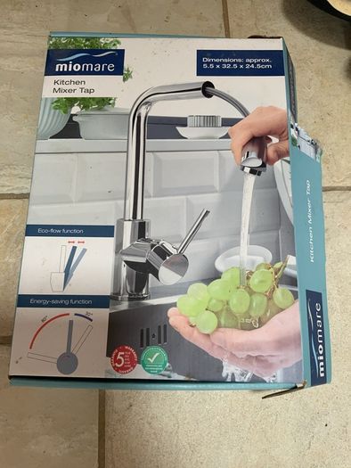 New kitchen mixer tap