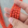 Lot of 4 Vintage Melon Shape African Style Glass Beads Necklace Image 4