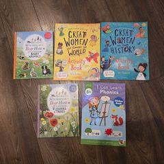 New activity books and miscellaneous books