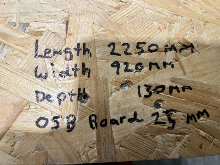 Oriented strand board (OSB BOARD) pallet