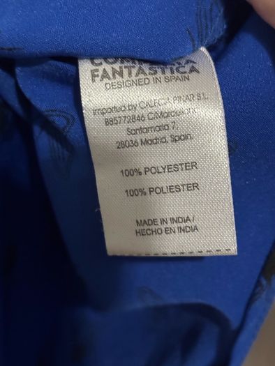 Women's Compania Fantastica Blue Fly Shirt M