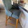 3 x upholstered bar stools chairs Image 3