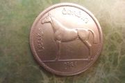 Ireland 1962 Half Crown. Free Post