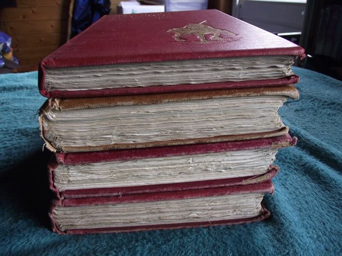 4 Volumes - "Pilgrimages to Old Homes" by Fletcher Moss - 1903 - 1906 - 1908 - 1920