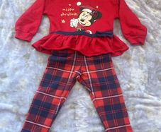 Minnie Mouse Xmas set 18-24mth