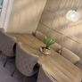 solid oak dining table and chairs Image 2