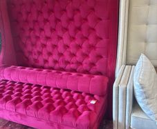 Headboard and bedroom bench