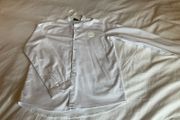 Boys Ted baker crisp white shirt mandarin collarless 10 11 12