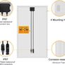 100W 18V Monocrystalline Solar Panel to Charge 12V Battery for Caravan Van RV Boat Off-grid home Image 3