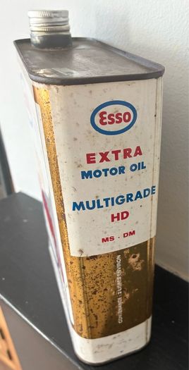 Vintage Esso 2L Oil Tin