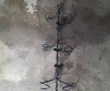 Cast Iron Wine Rack