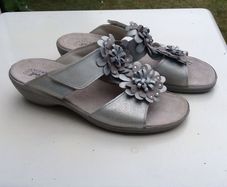 Dressy Leather Wedges. Italian