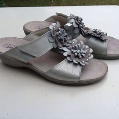 Dressy Leather Wedges. Italian