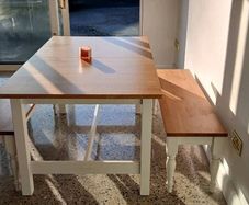 Kitchen table and benches