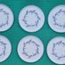 6 Stunning Bernardaud Limoges Marie Louise Plates, 20cm Image 2