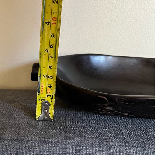 ebony wood fish shaped bowl