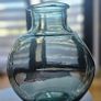 blue big glass vase Image 2