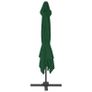 Outdoor Umbrella with Portable Base Green Image 7